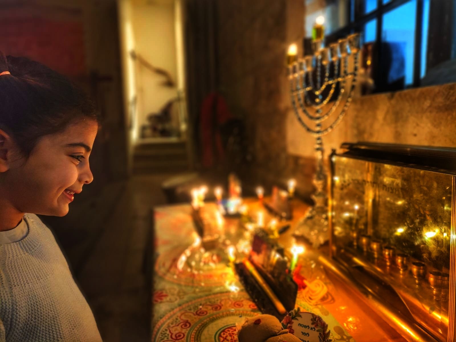 Chanukah lighting 2025